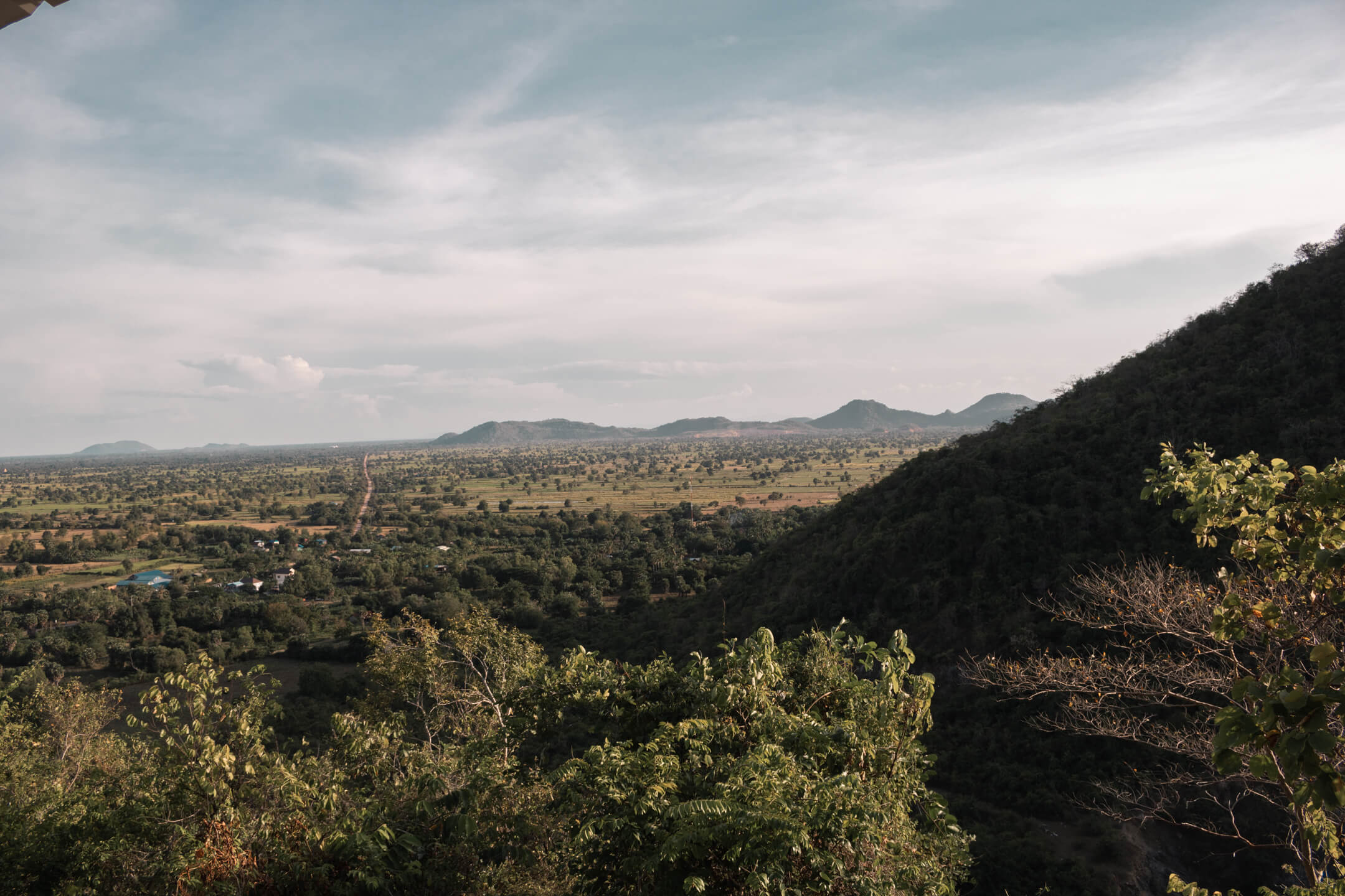 View of Battambang at the killing caves, Battambang, Cambodia