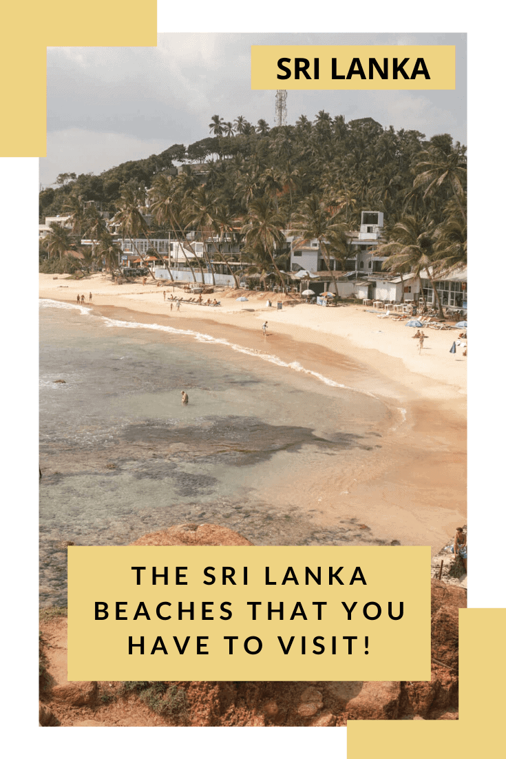 Sri Lanka beaches Pinterest pin