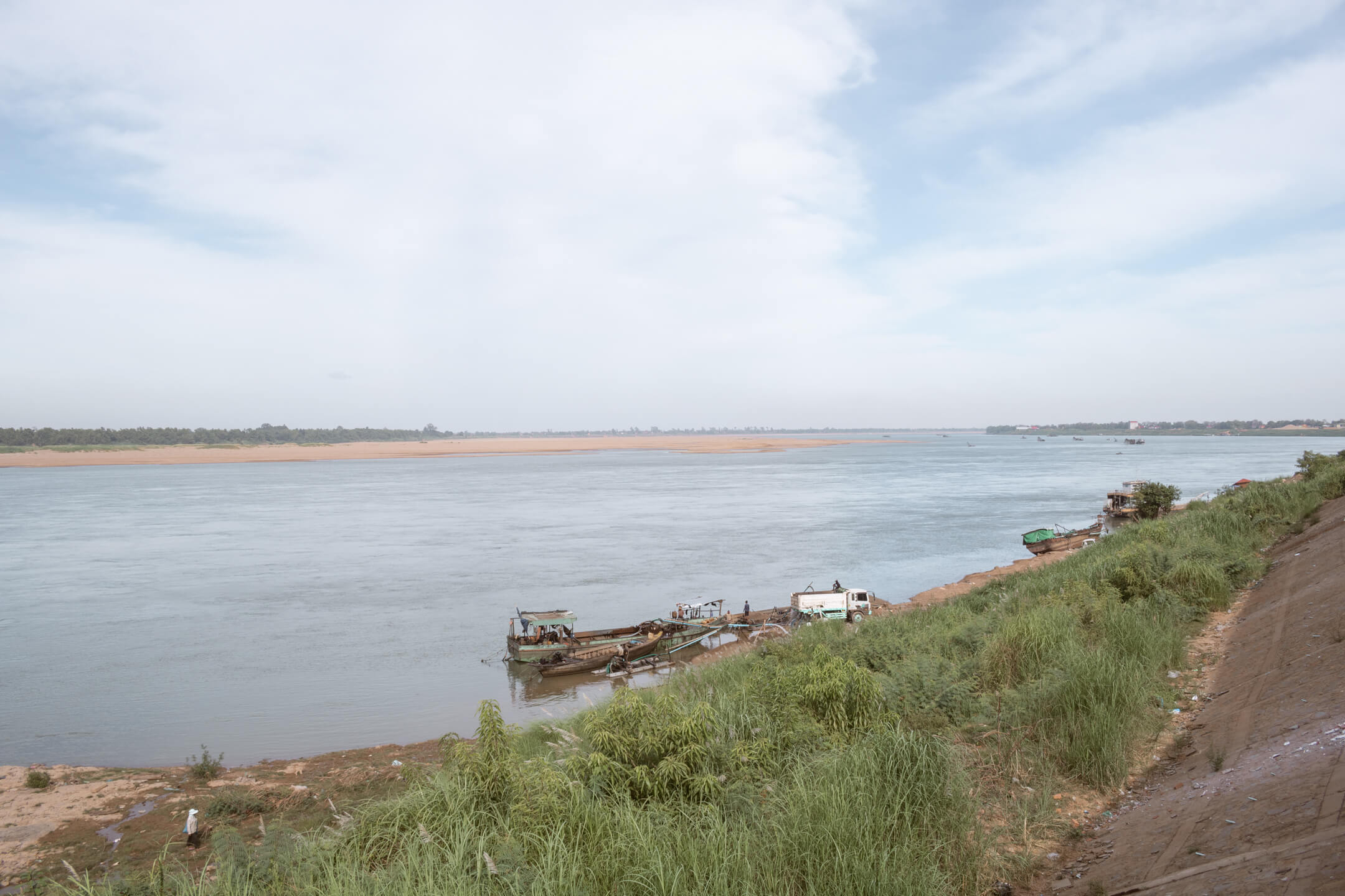 The Mekong River in Kratie 