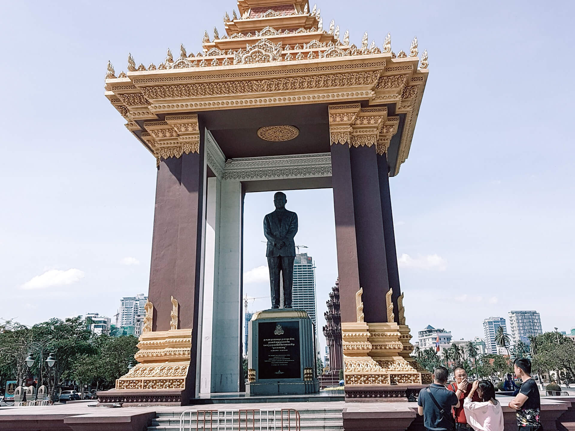The Statue of King Father Norodom Sihanouk