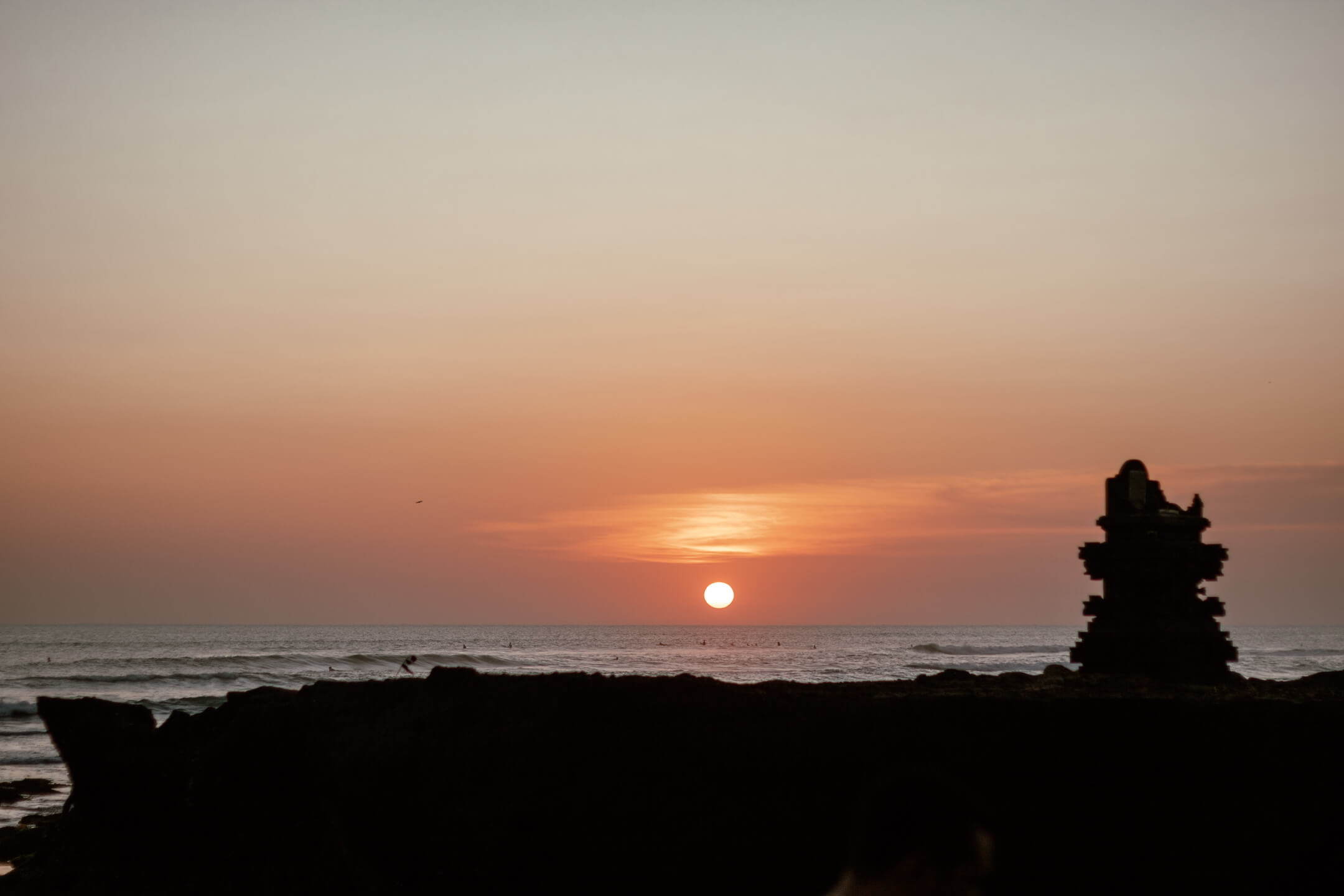 Canggu sunset in Bali