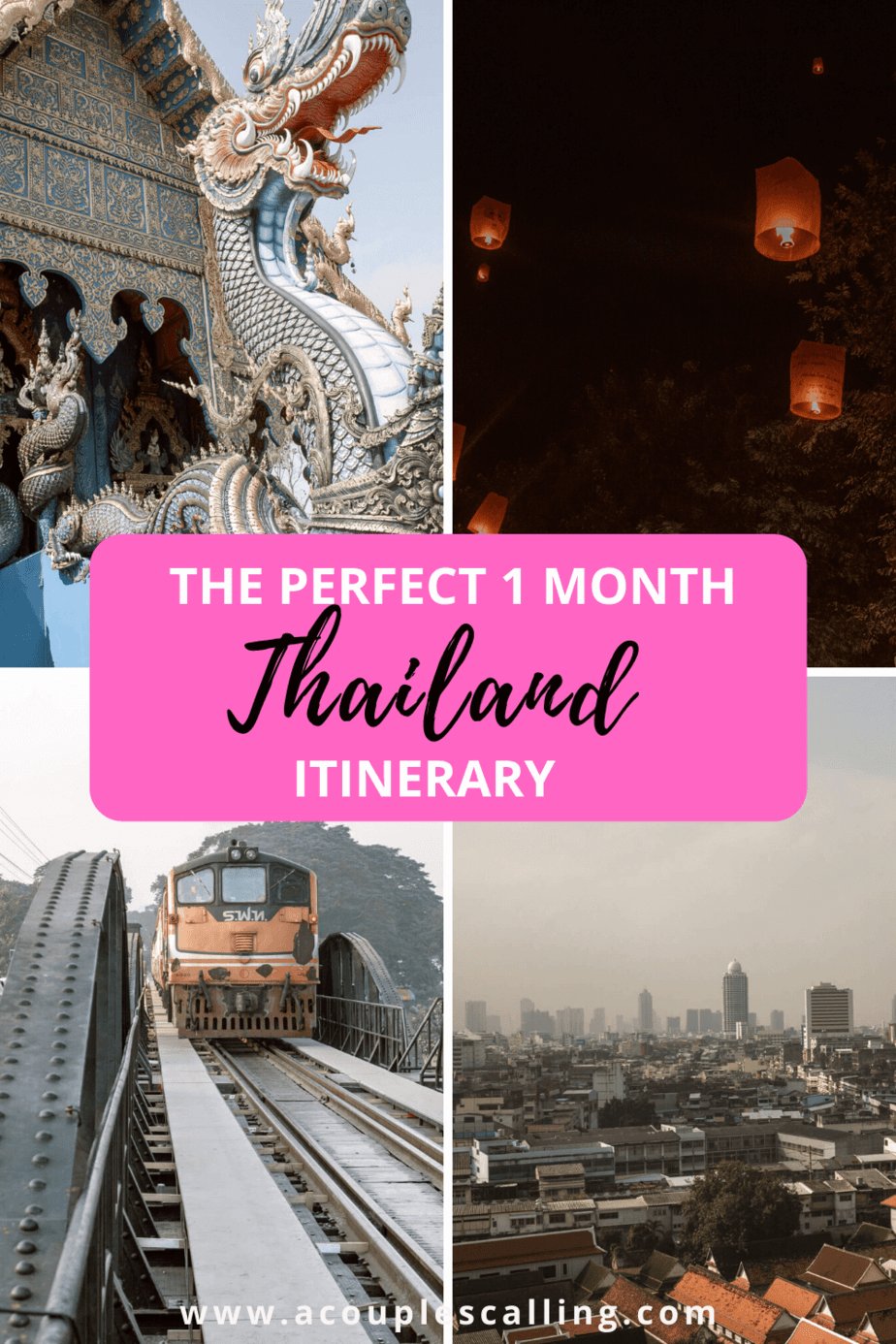 1 month Thailand itinerary