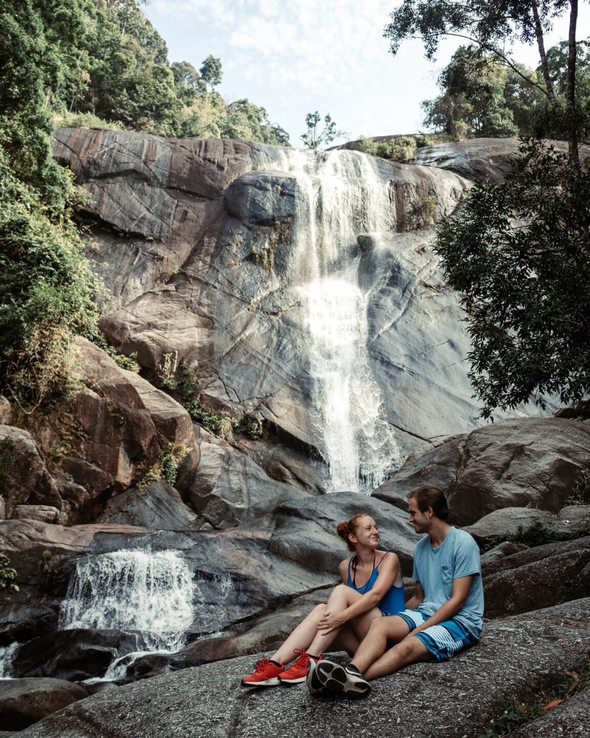 Seven Wells Waterfall in Langkawi, Malaysia