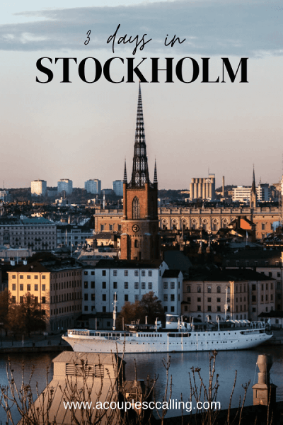 3 days in Stockholm