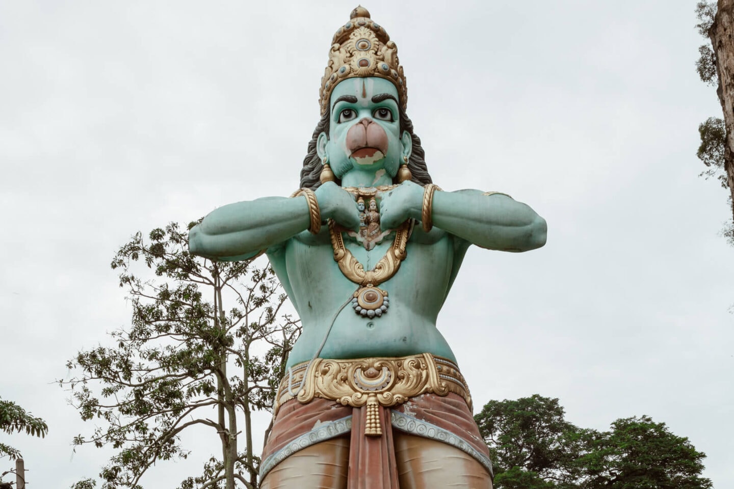 Hanuman statue at Batu Caves