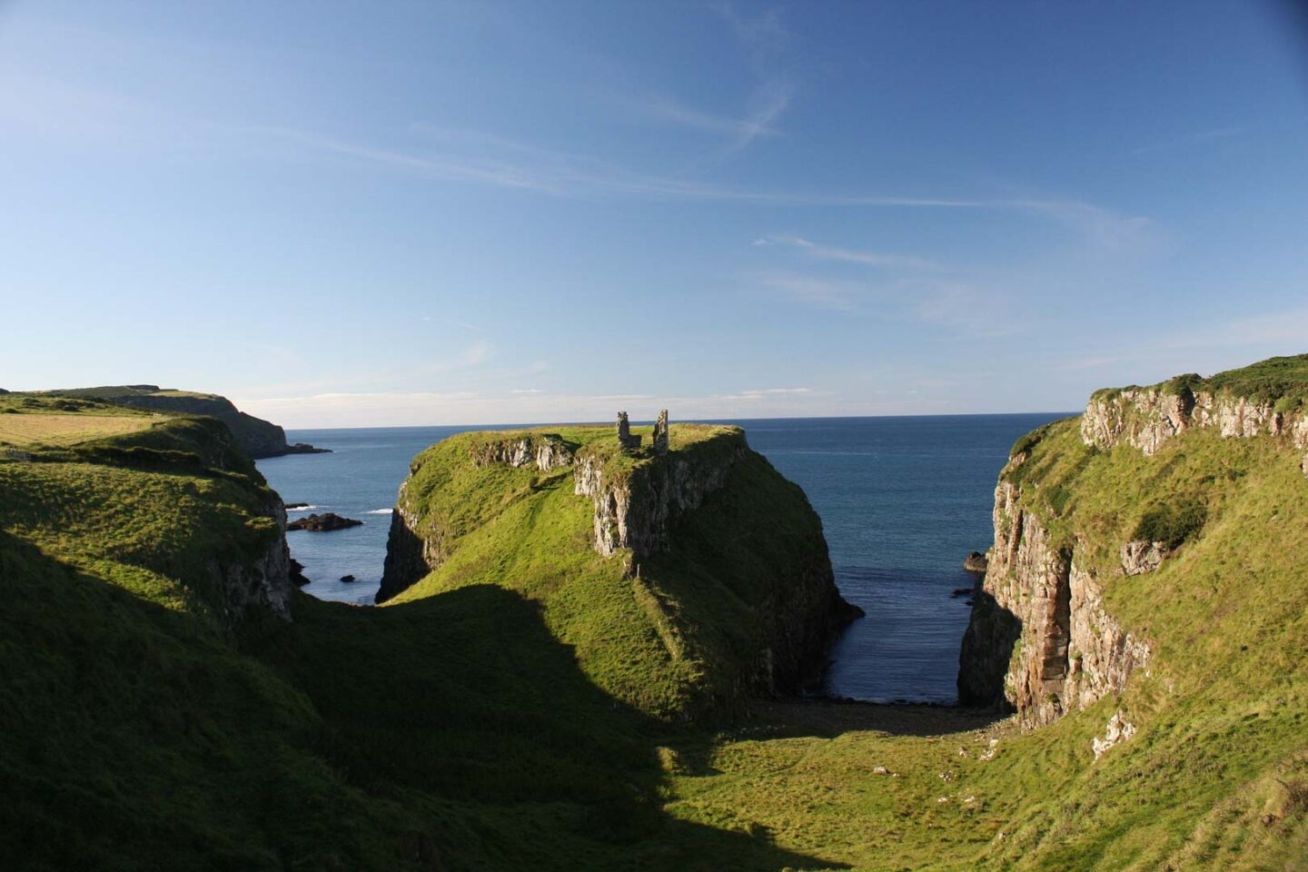 Dunseverick Castle in Northern Ireland