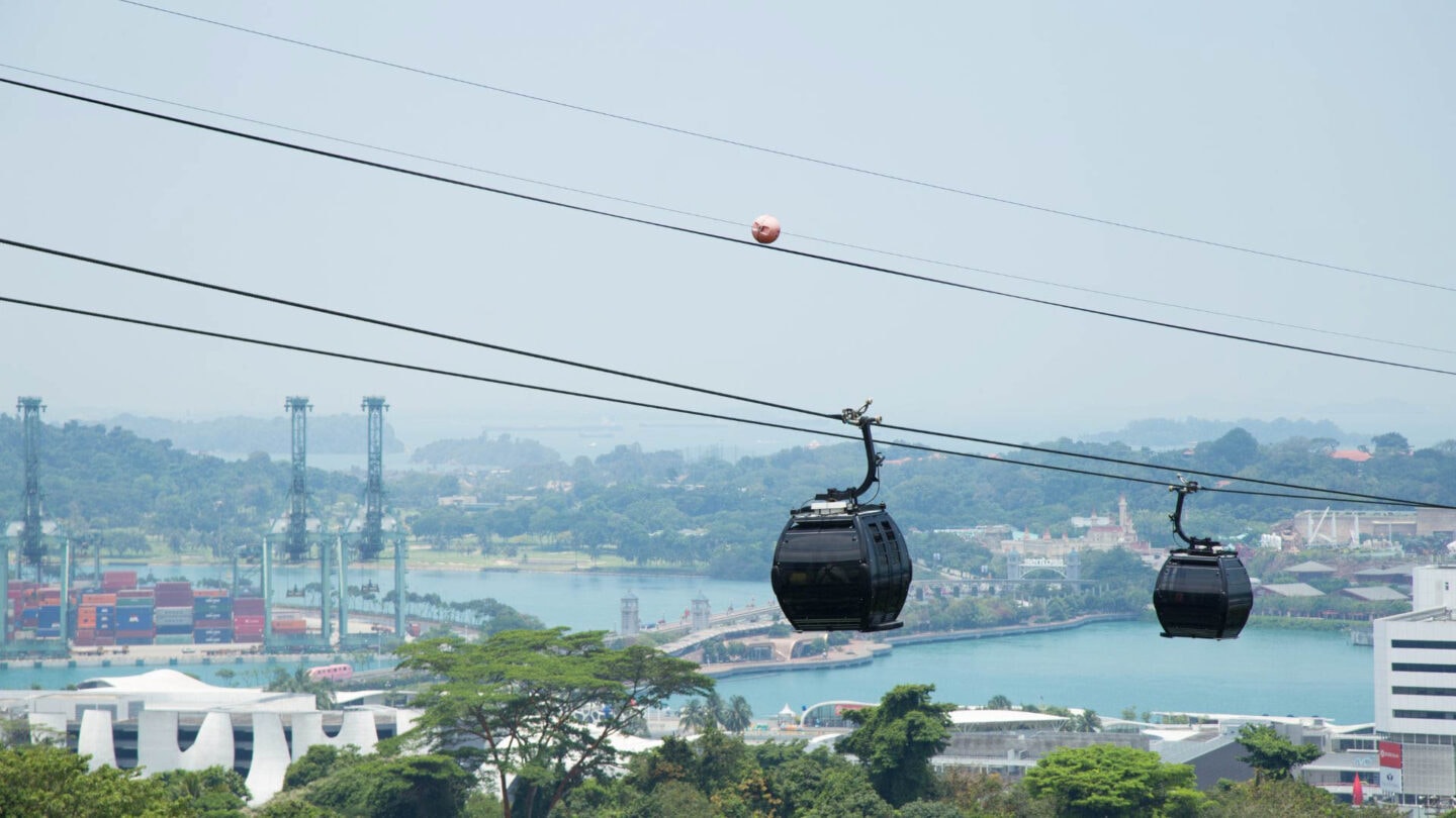 The Singapore cable car