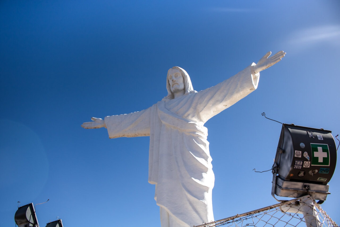 Cristo Blanco statue in Peru