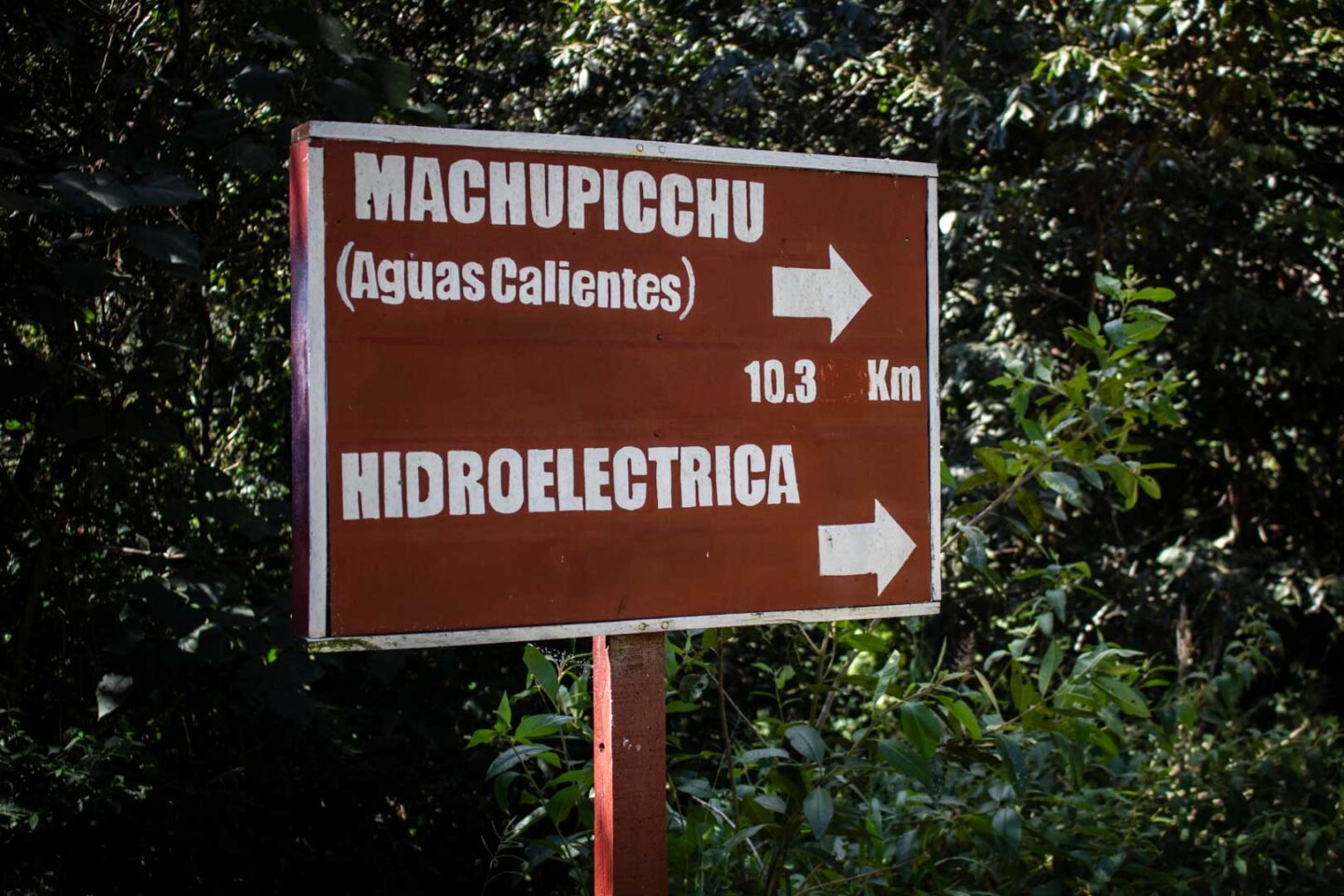 The Hidroelectrica walk to Aguas Calientes