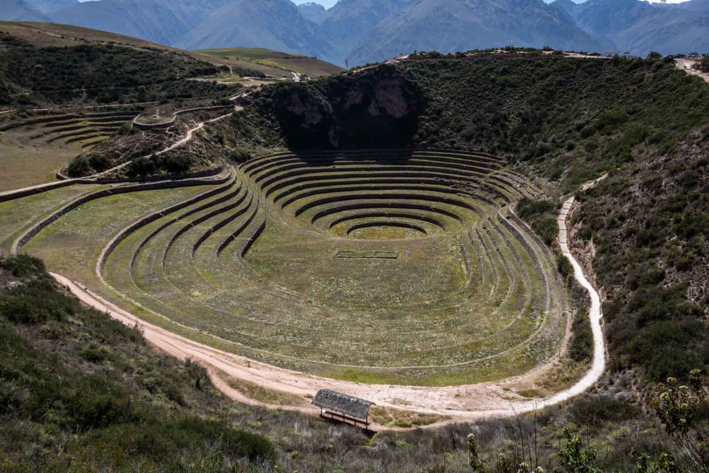 Moray terraces in Peru
