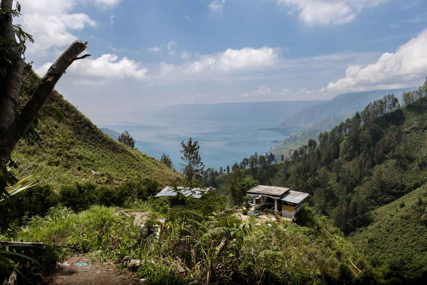 Lake Toba viewpoint in Sumatra