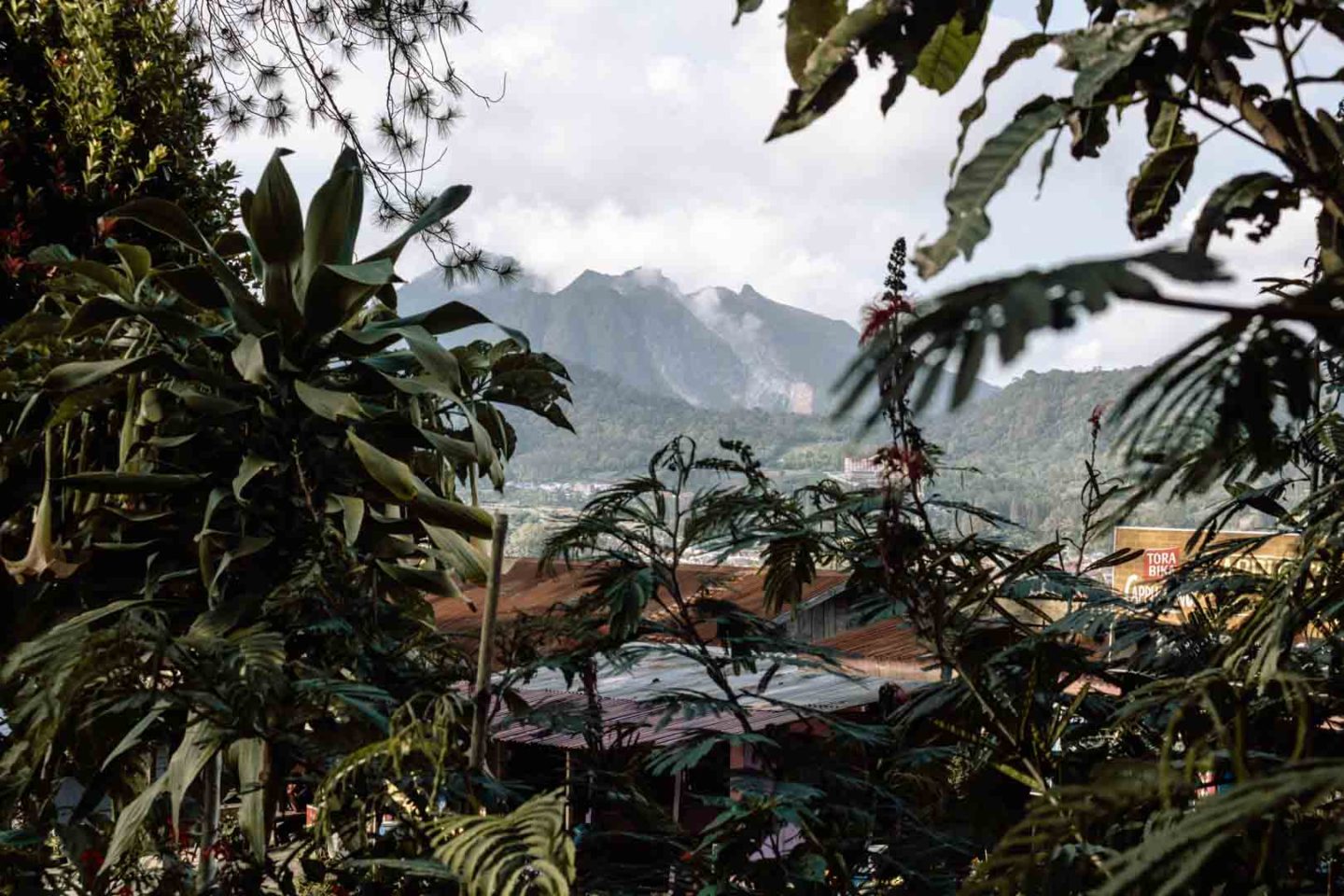 Gunung Sibayak viewpoint from Berastagi