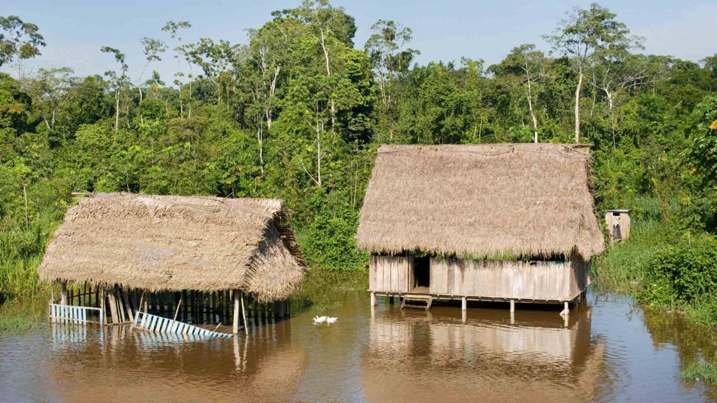 Amazon Rainforest tribe in Peru