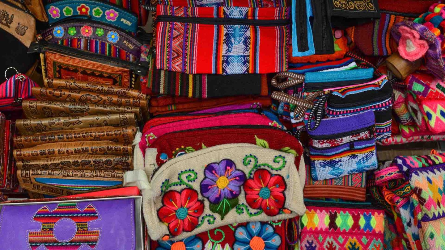 Huacachina market stall, things to do in Peru