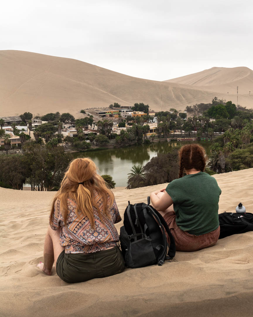 Sand dunes in Ica, Peru