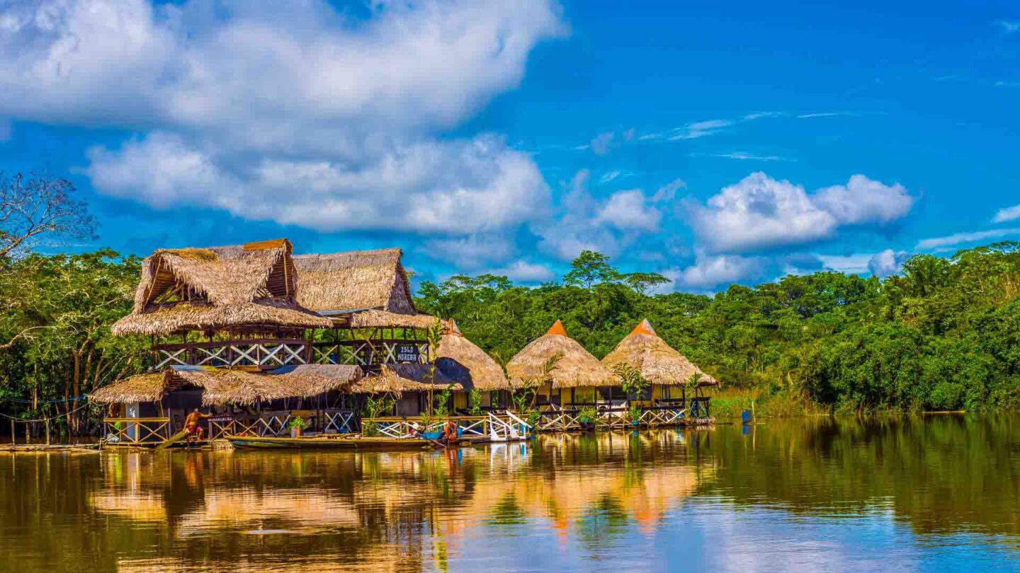 Iquitos river houses