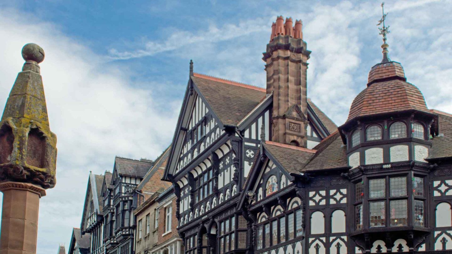 The old architecture in Chester