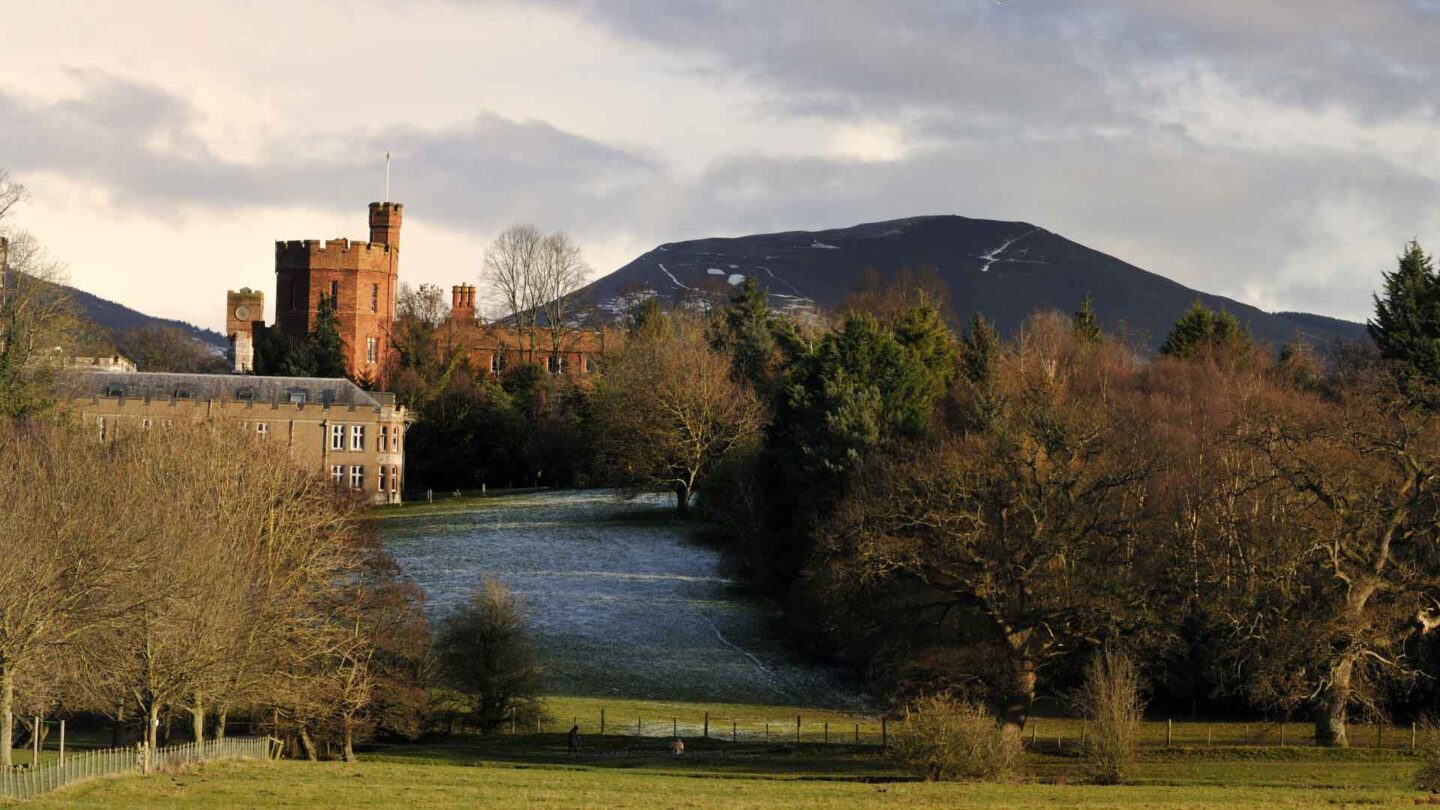 Ruthin Castle, North Wales