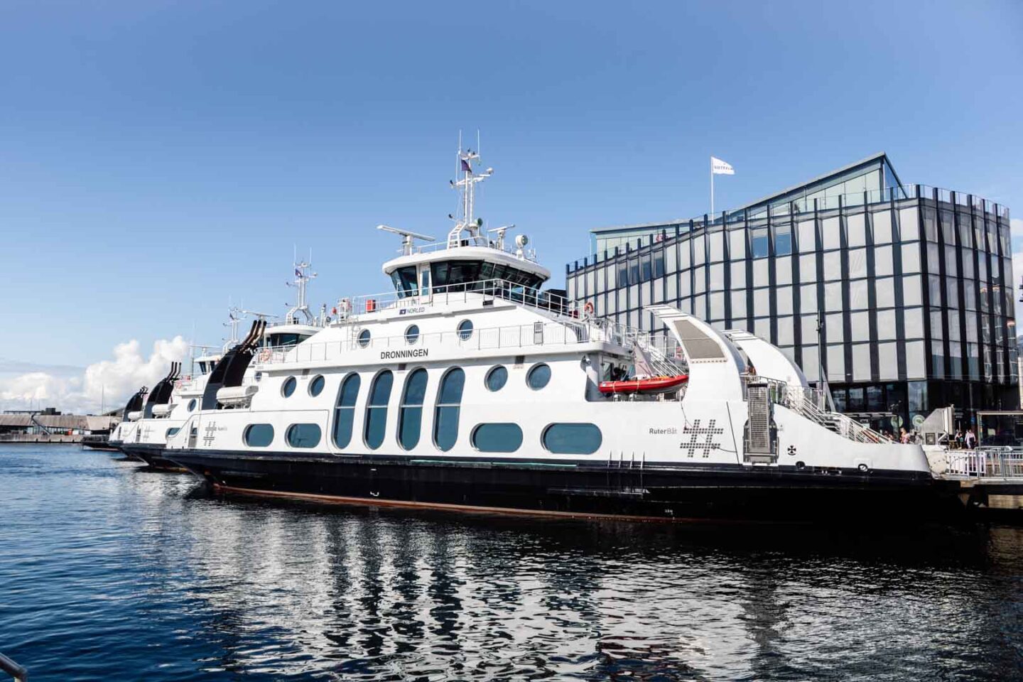Aker Brygge ferry port in Oslo
