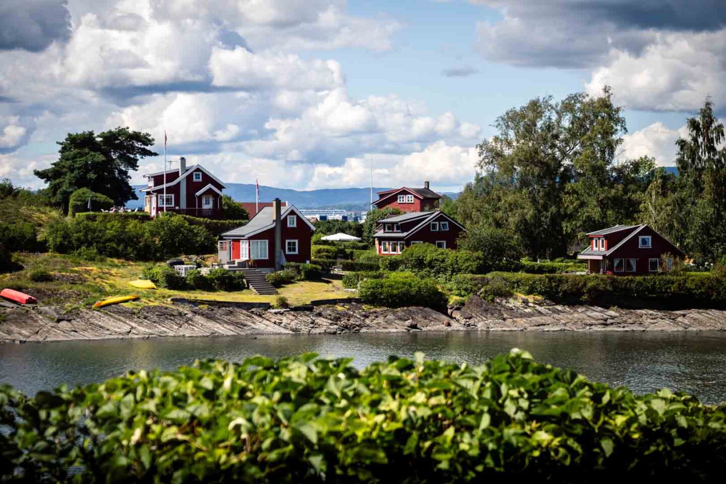 Oslofjord walk and architecture