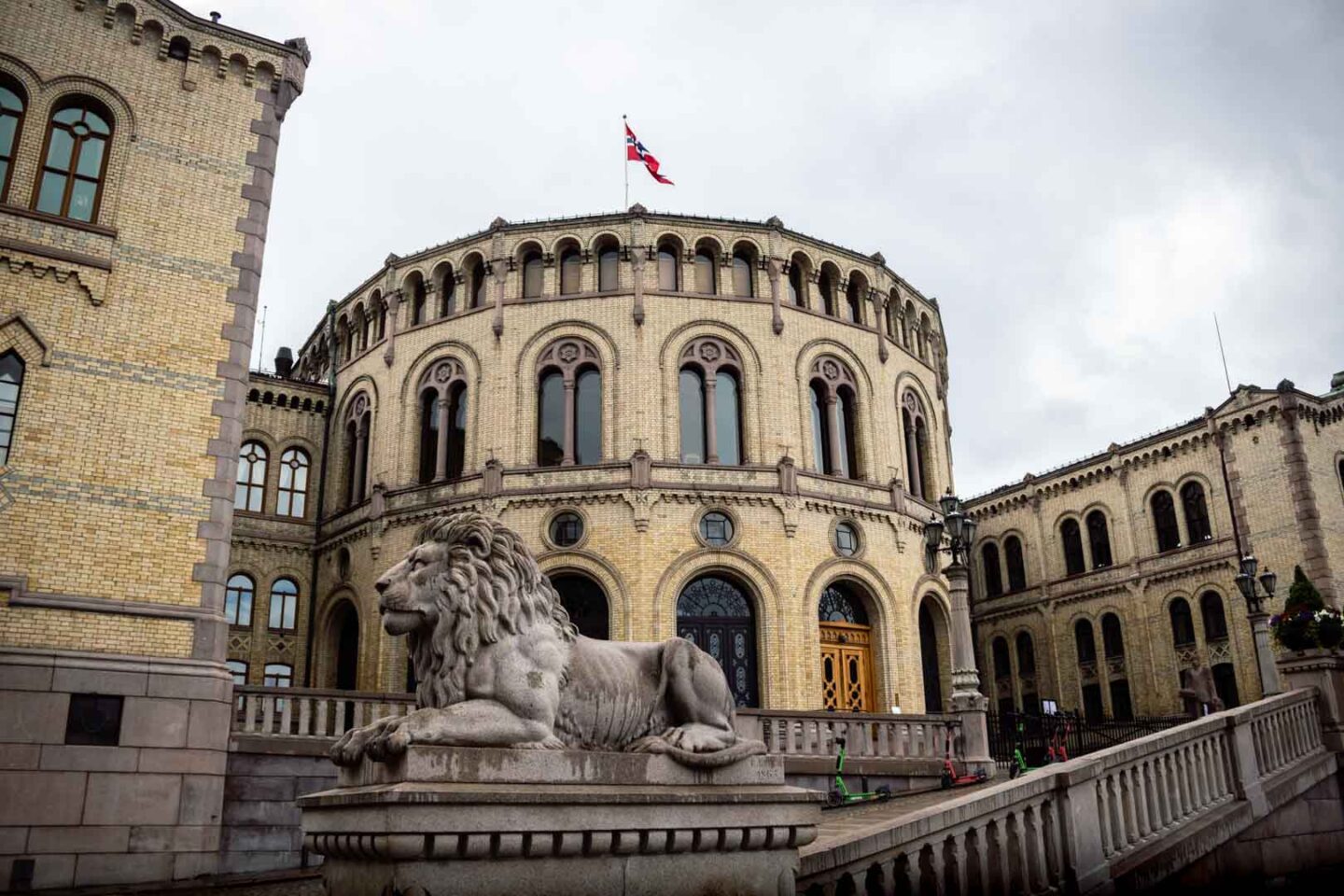 Norwegian Parliament building in Oslo