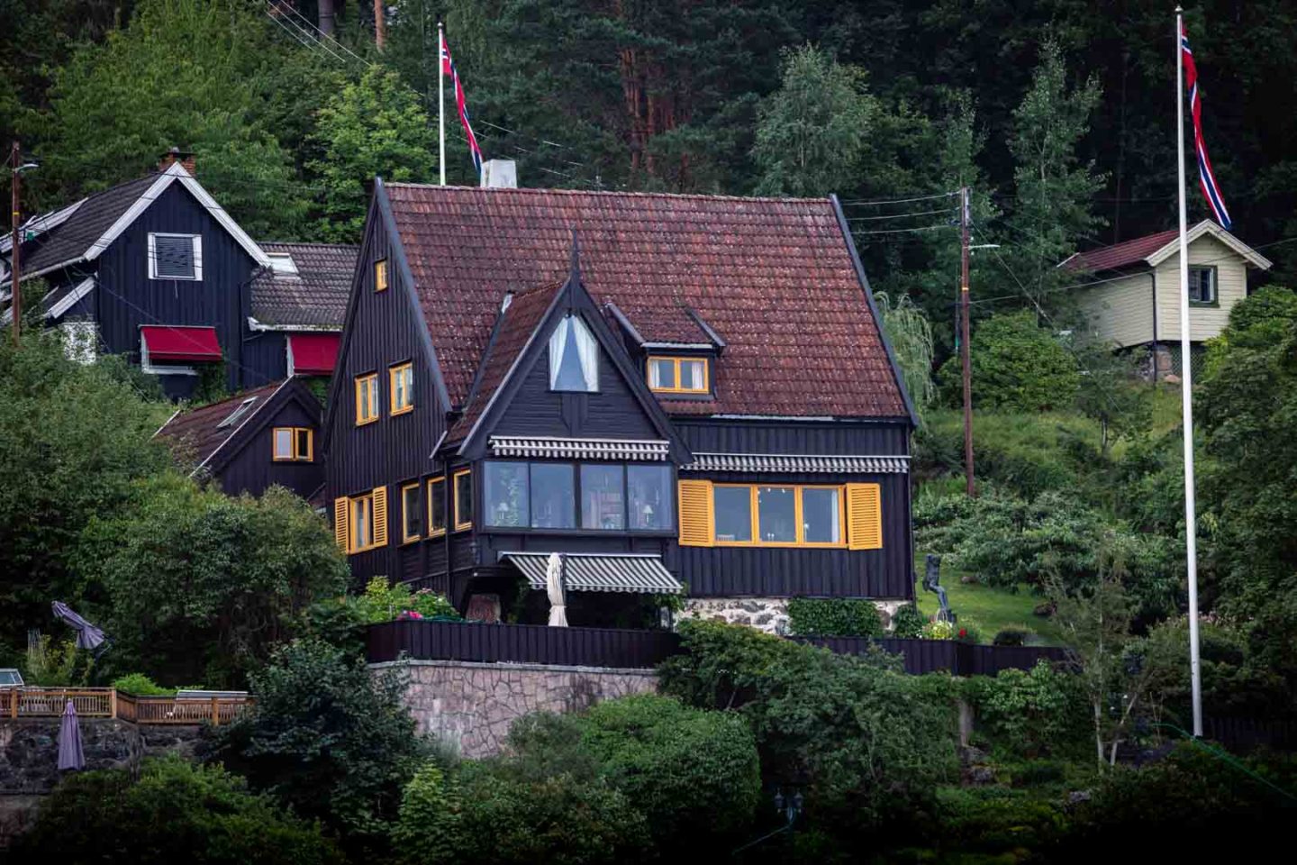 Black house on the Oslo Fjord