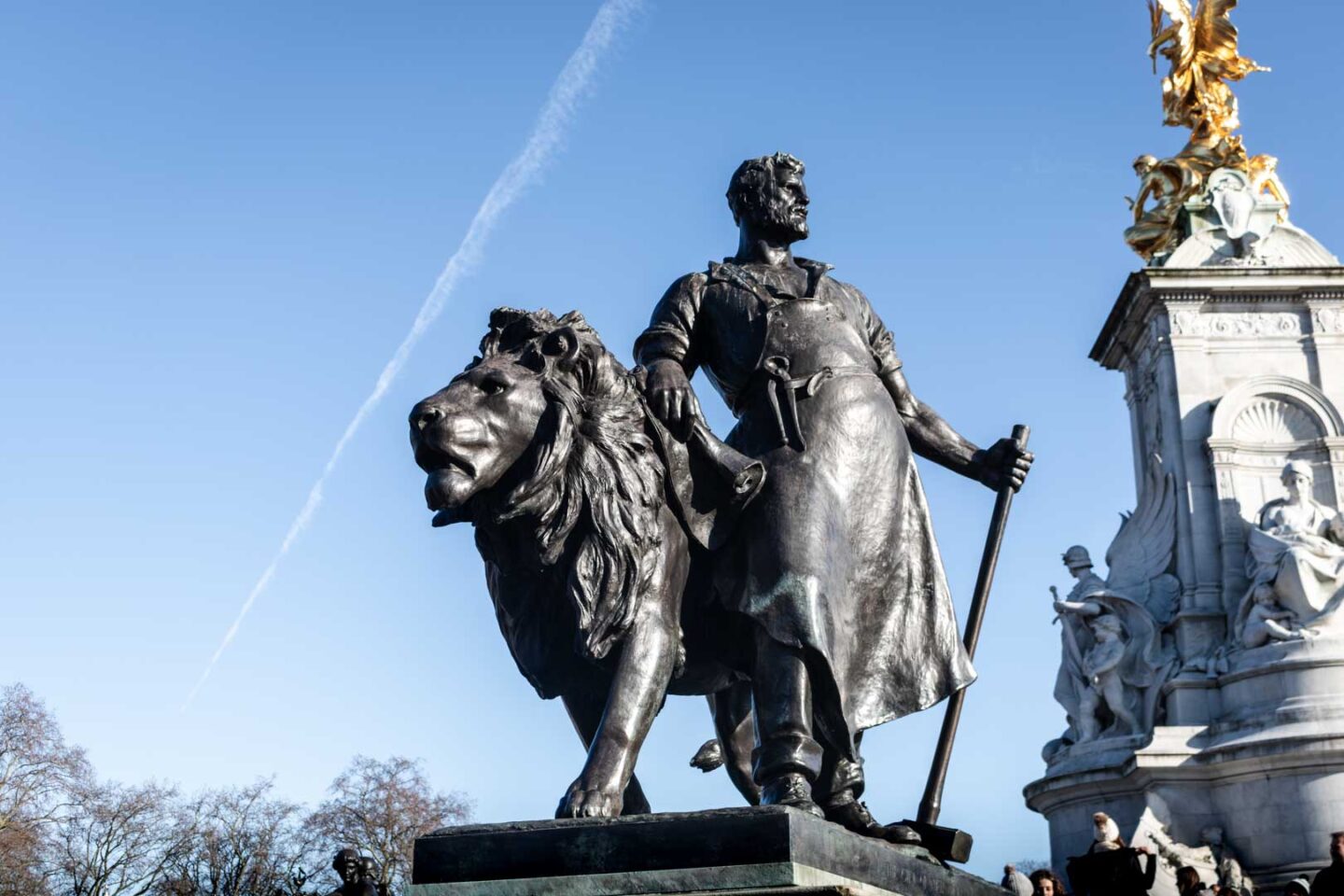 Trafalgar Square lion statue