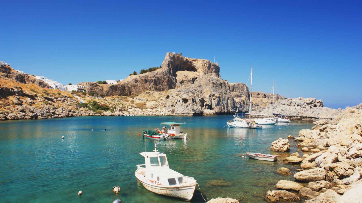 Rhodes Island in Greece