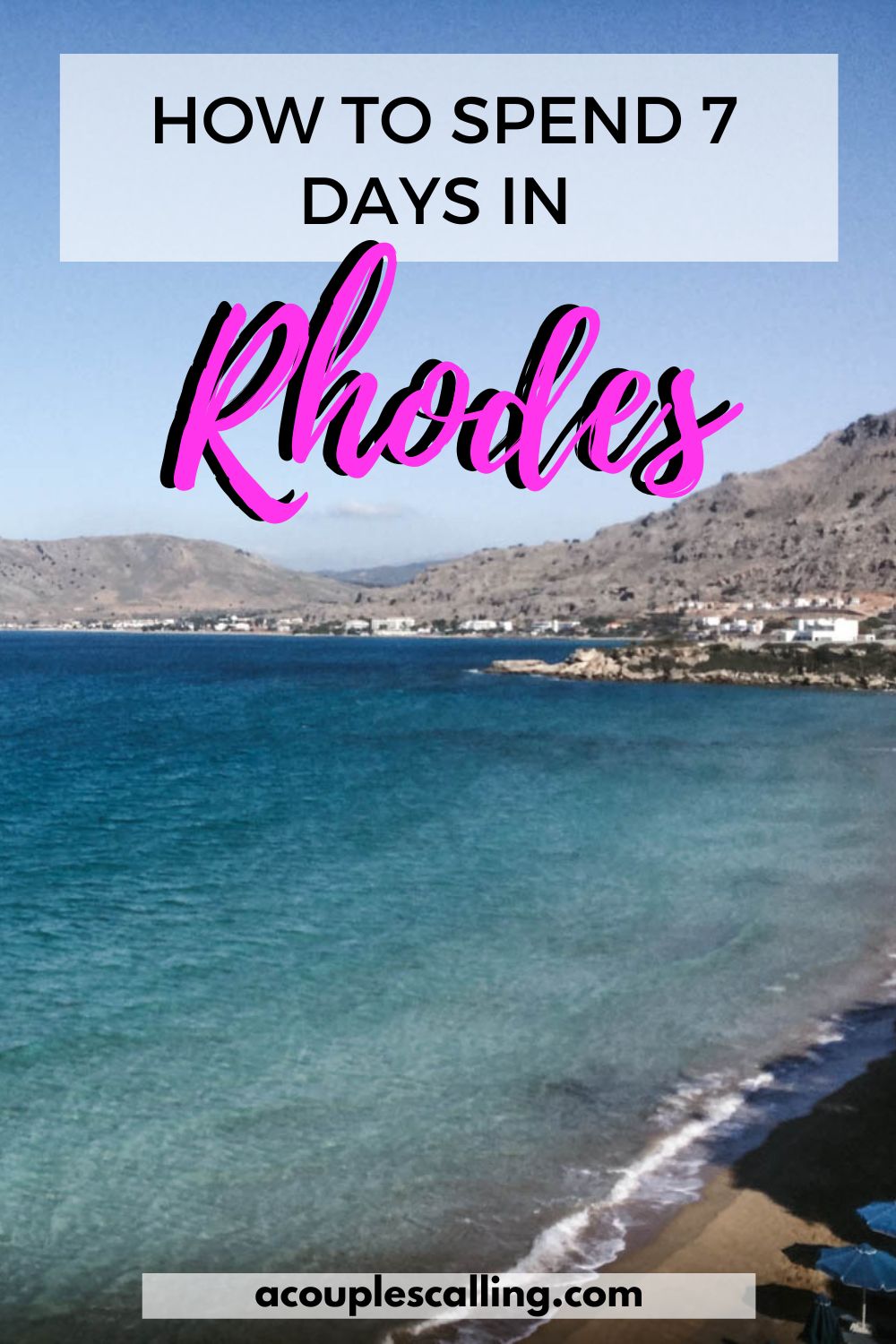 7-day Rhodes itinerary