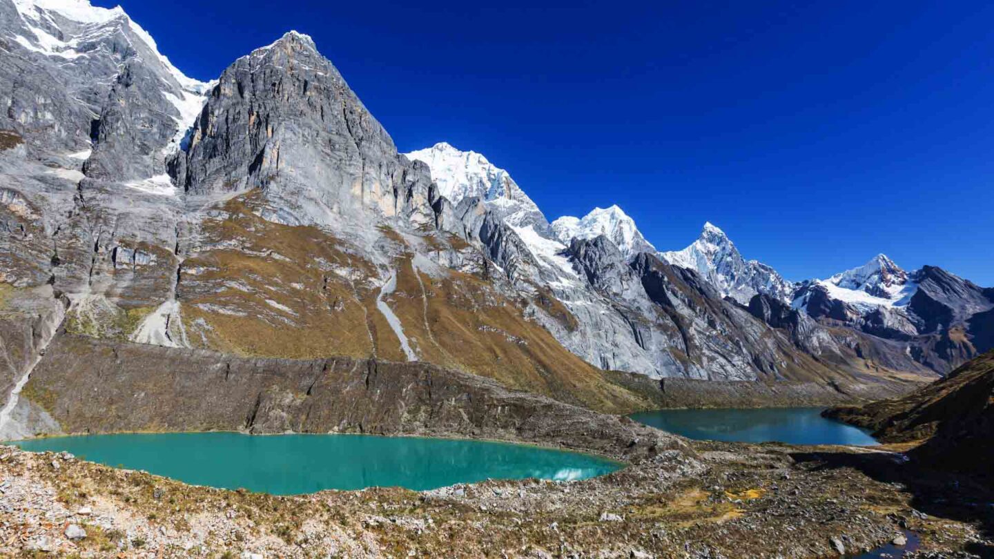 The Cordillera Blanca in Peru
