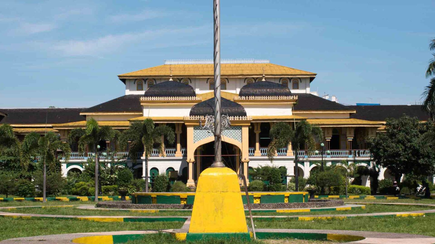 Maimoon Palace in Medan - Sumatra