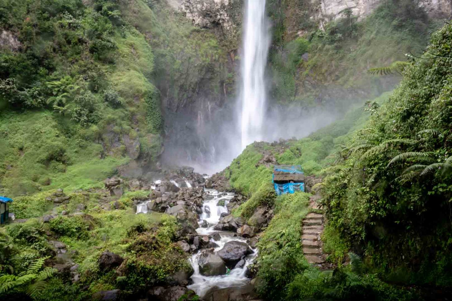 Sipiso-Piso waterfall, Sumatra itinerary