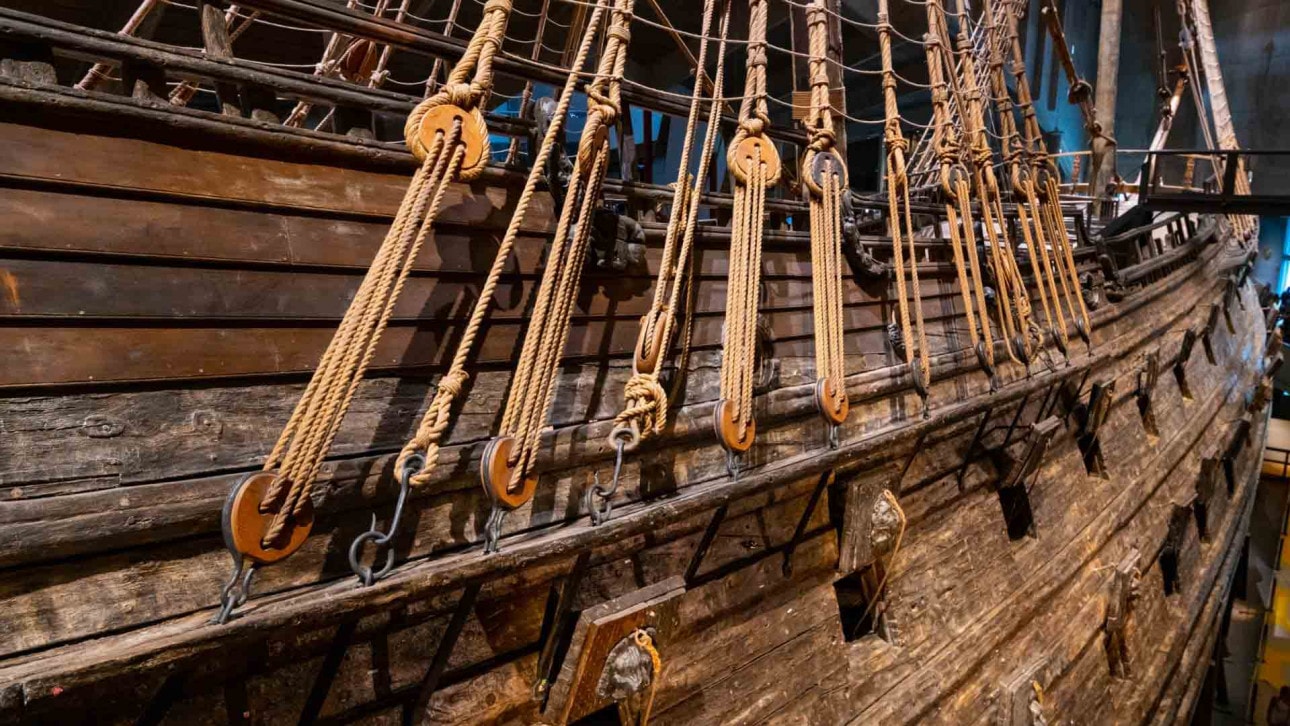Vasa Museum ship in Sweden
