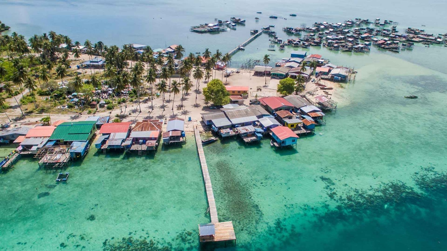 Semporna island in Sabah, Malaysia