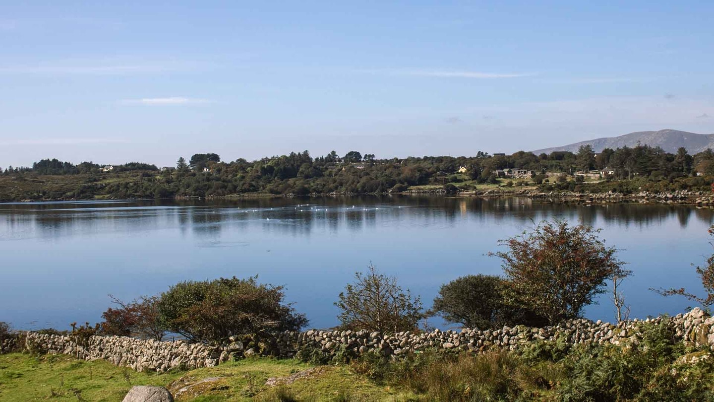 Scenic viewpoint in Connemara, Ireland
